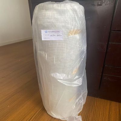 यूडीटी ग्लास फाइबर एक दिशात्मक सिंगल वेफ्ट कपड़ा 550g/M2-600mm गैर धातु सफेद में ग्लास रोविंग के साथ 1200 टेक्स भंडारण टैंक के लिए